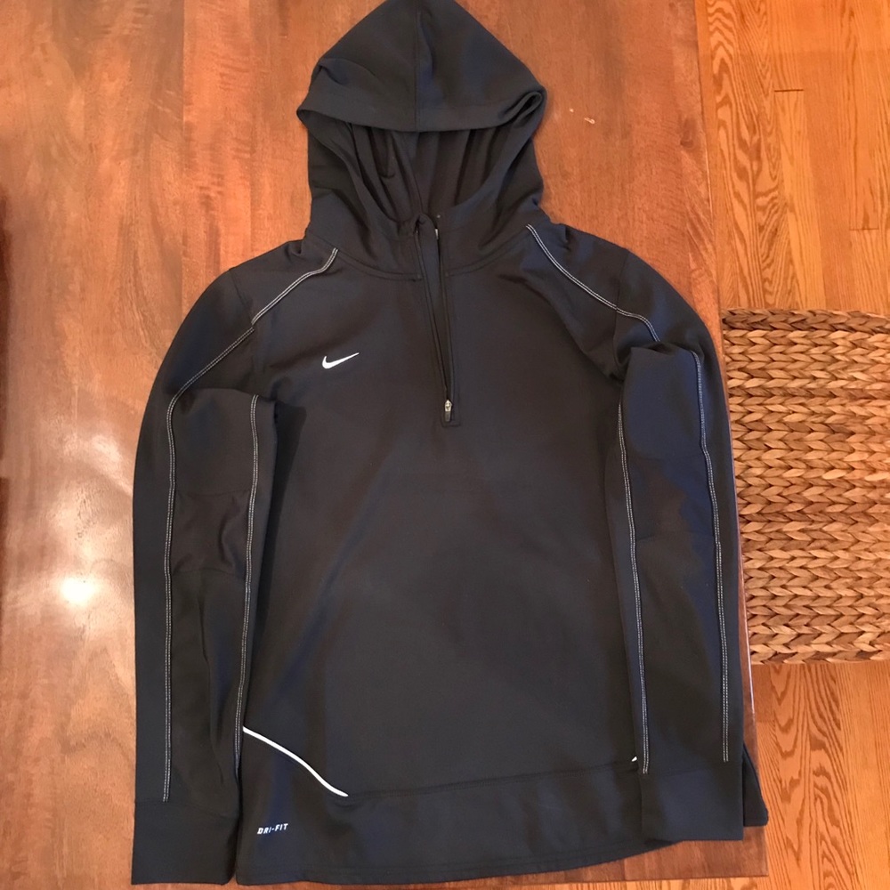 Nike 3/4 Quarter Zip Hoodie Size M